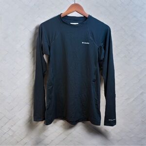 Columbia Women's Black‎ Long Sleeve Athletic Crew Neck Top L